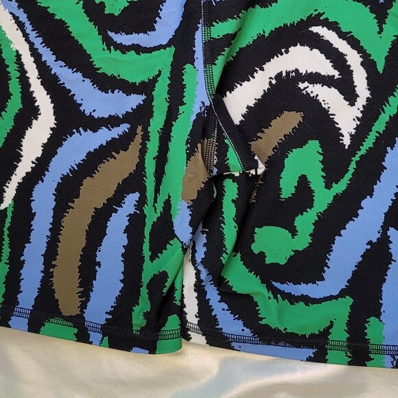 Diane Von Furstenberg DVF x Target Racerback Sports Bra + Bike Shorts Sz 1X SET - Picture 7 of 13